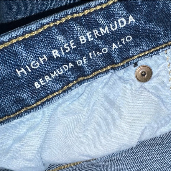 High rise Bermuda jean shorts - Picture 4 of 9